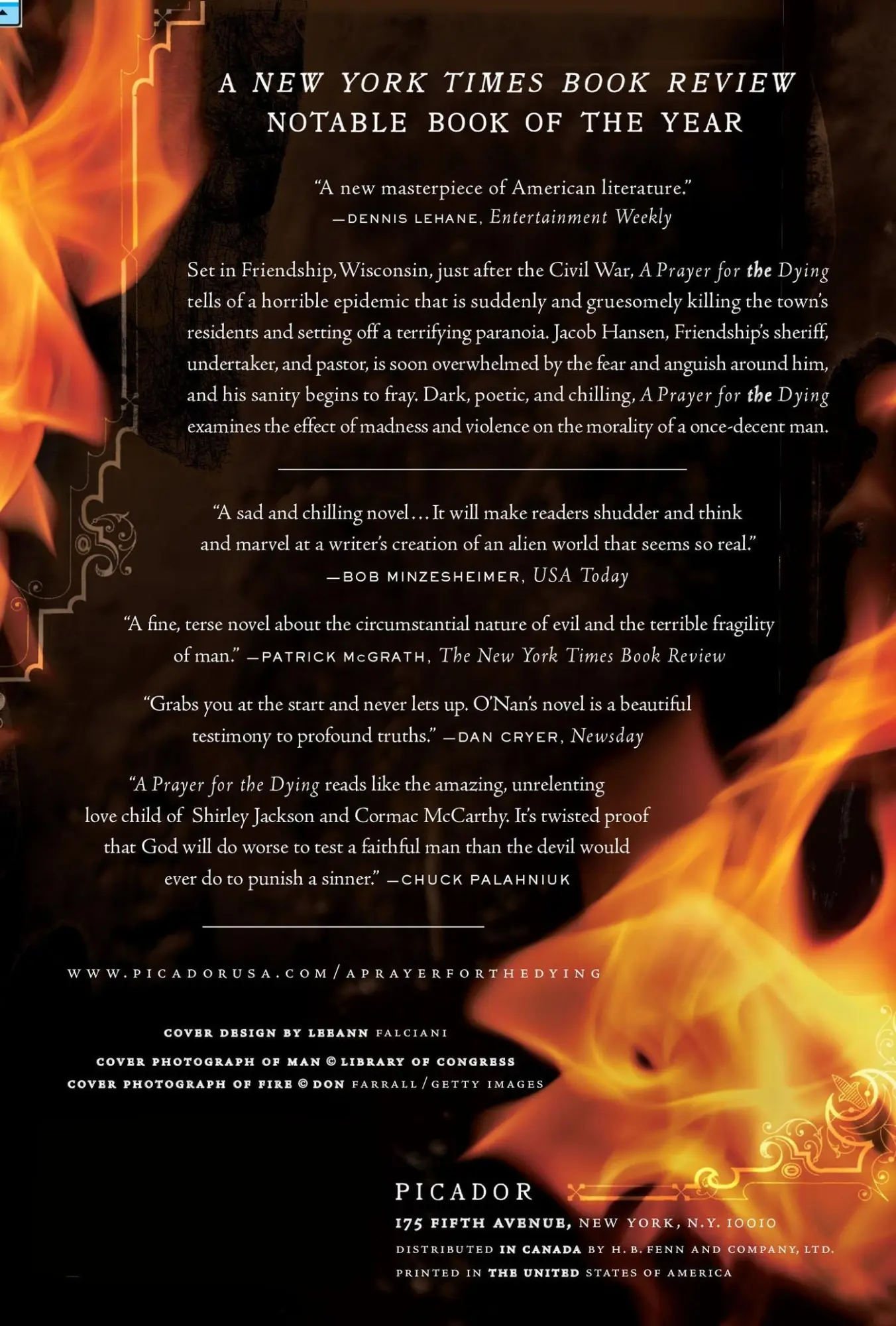 Rückseite: 9780312428914 | A Prayer for the Dying | Stewart O'Nan | Taschenbuch | Englisch | 2009