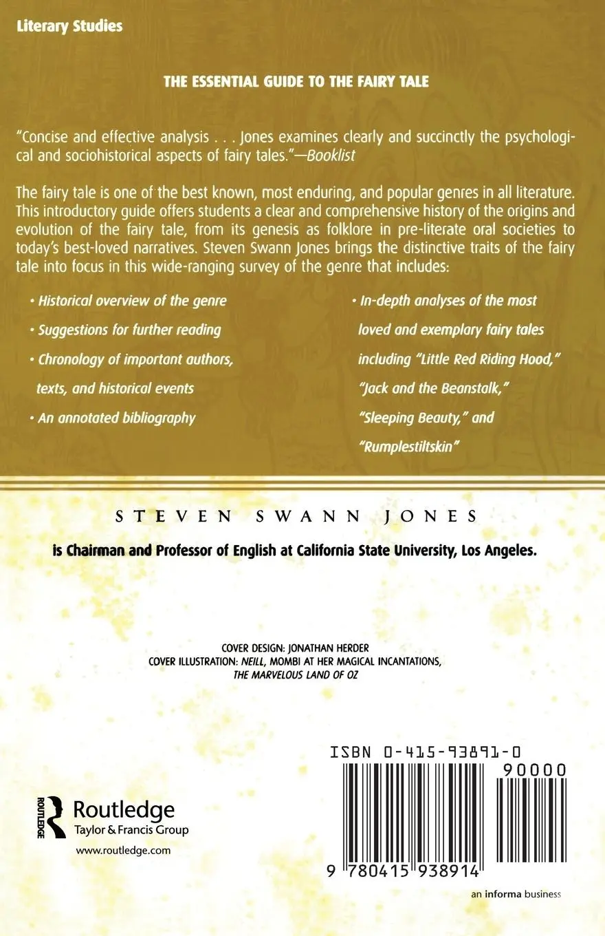 Rückseite: 9780415938914 | The Fairy Tale | Steven Swann Jones | Taschenbuch | Englisch | 2002