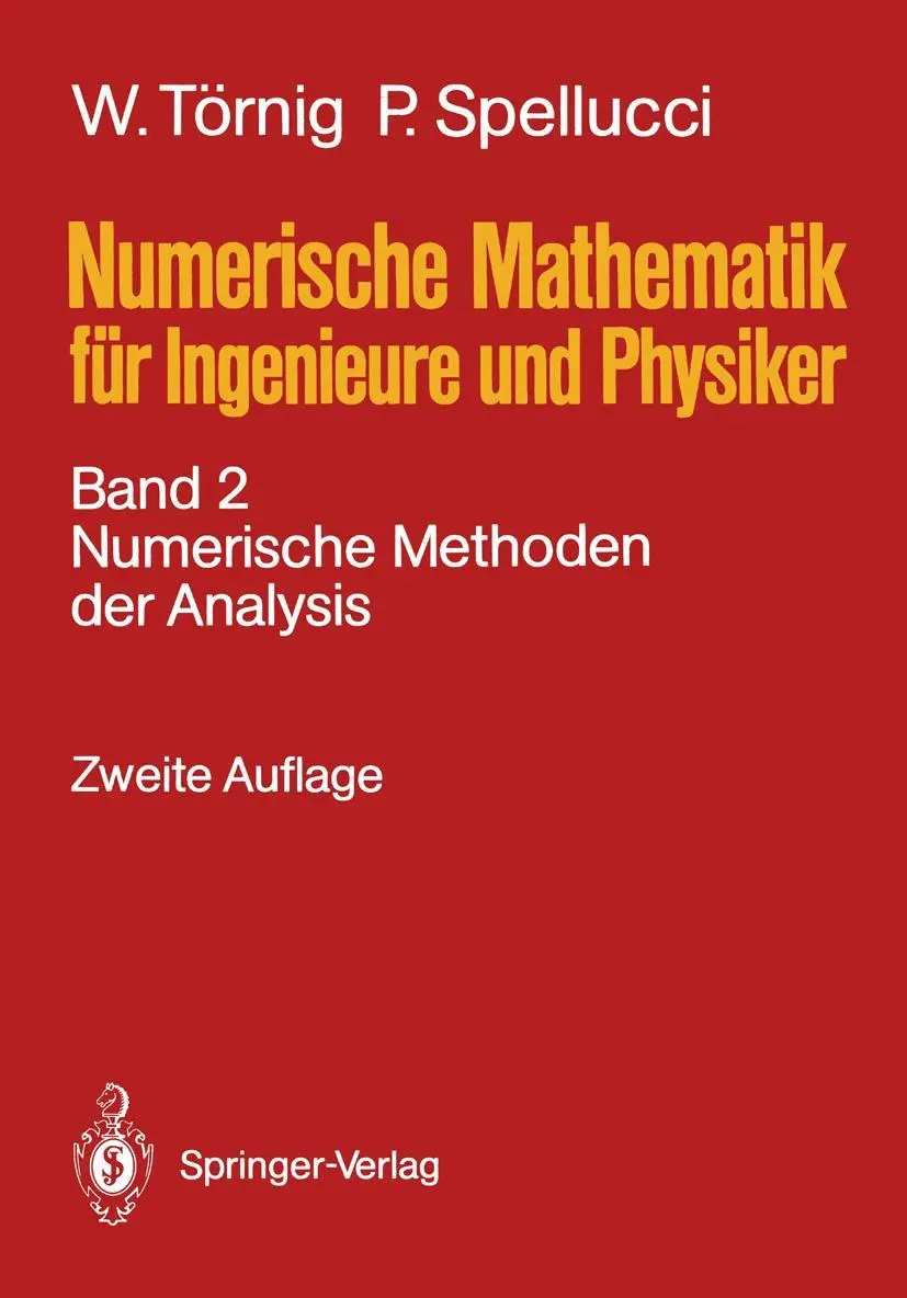 Cover: 9783540518914 | Numerische Mathematik für Ingenieure und Physiker | Törnig (u. a.) Cover: 9783540518914 | Numerische Mathematik für Ingenieure und Physiker | Törnig (u. a.)