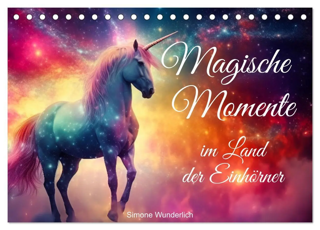 Cover: 9783569188914 | Magische Momente im Land der Einhörner (Tischkalender 2027 DIN A5...