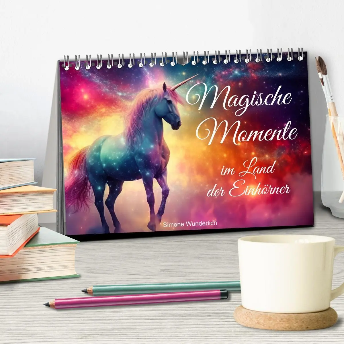 Bild: 9783569188914 | Magische Momente im Land der Einhörner (Tischkalender 2027 DIN A5...