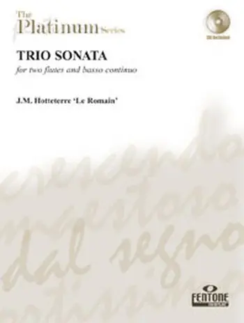 Cover: 9790230008914 | Trio Sonata | for two flutes and basso continuo | Hotteterre | 2005