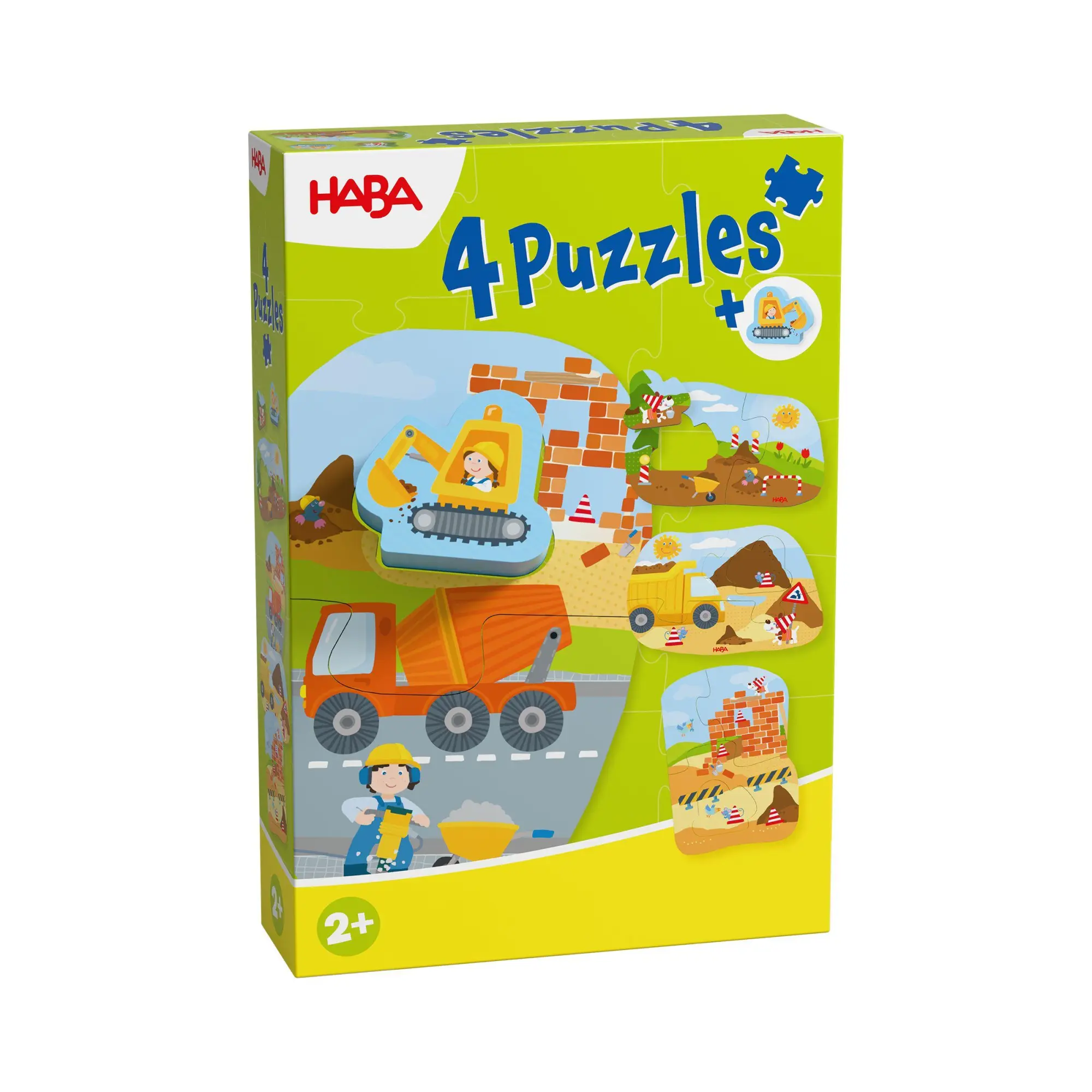 Cover: 4010168289014 | 4 erste Puzzles - Baustelle | Spiel | Deutsch | 2025