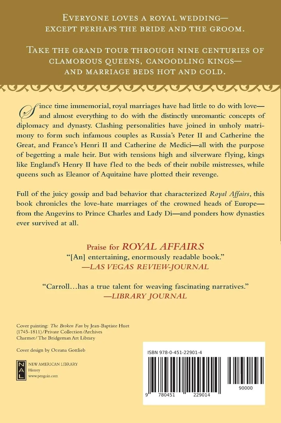Rückseite: 9780451229014 | Notorious Royal Marriages | Leslie Carroll | Taschenbuch | Englisch
