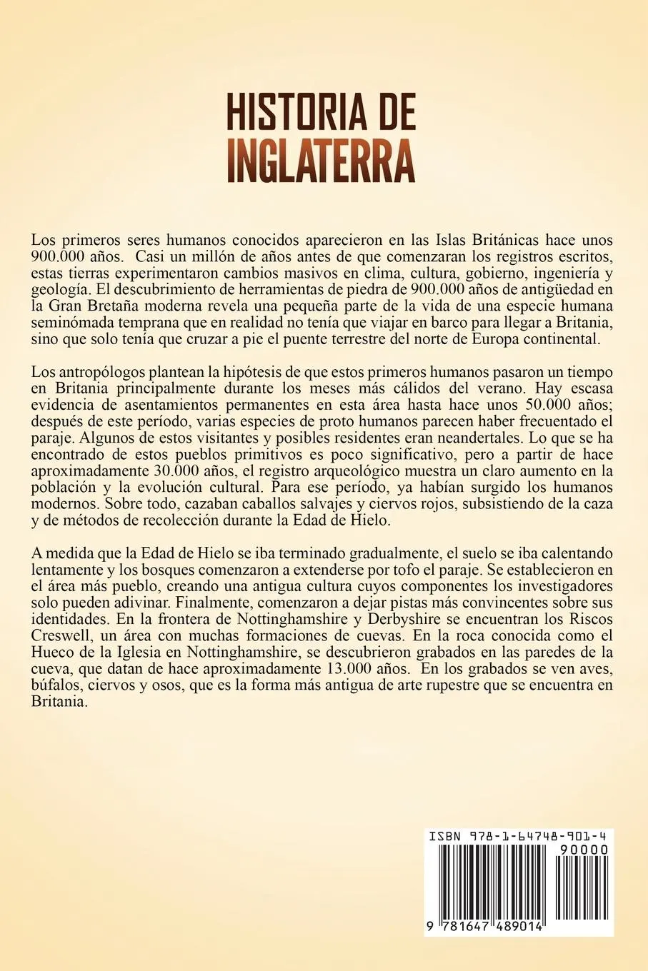 Rückseite: 9781647489014 | Historia de Inglaterra | Captivating History | Taschenbuch | Spanisch