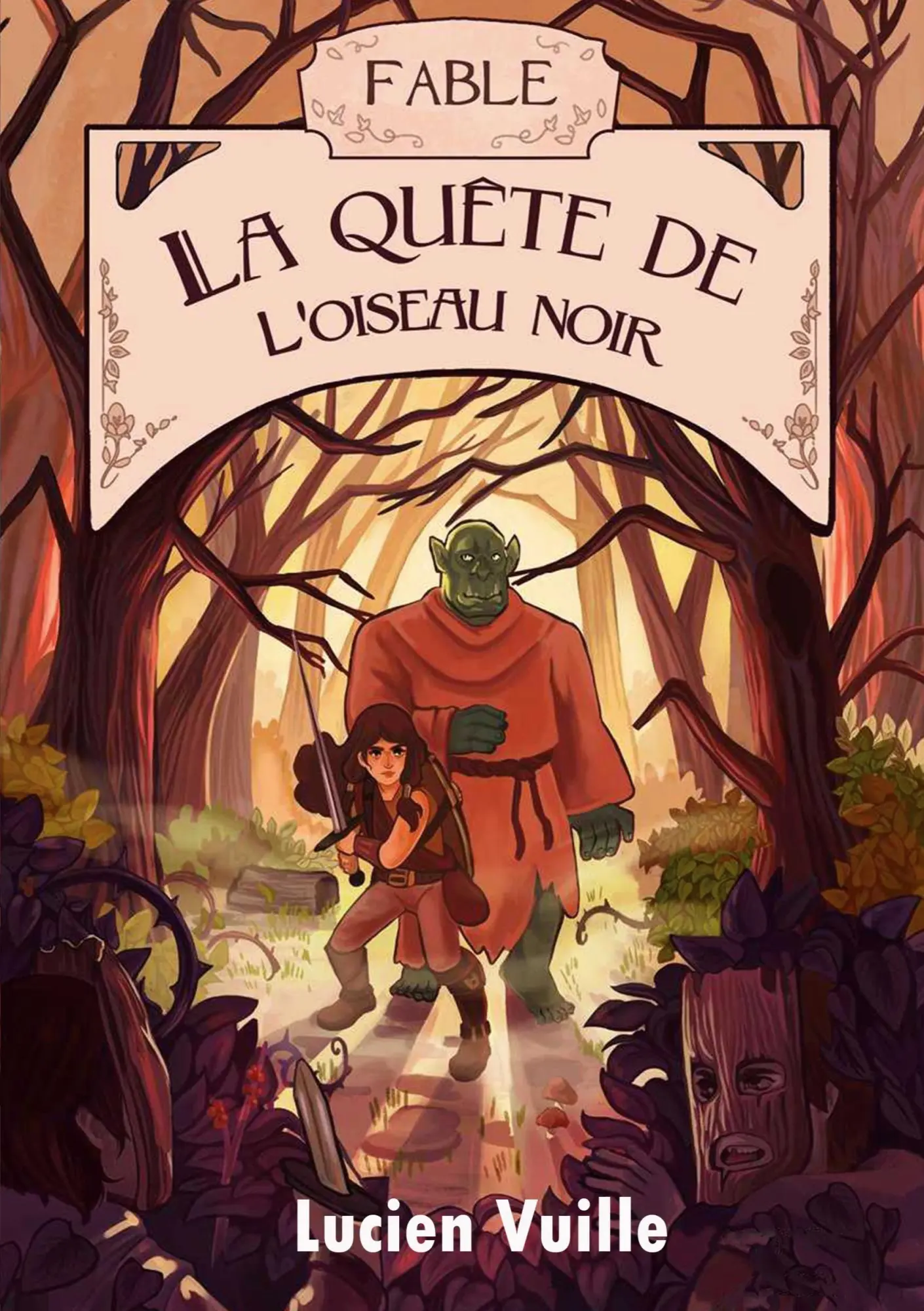 Cover: 9782322259014 | La Quête de l'Oiseau noir | Lucien Vuille | Taschenbuch | Fable | 2020