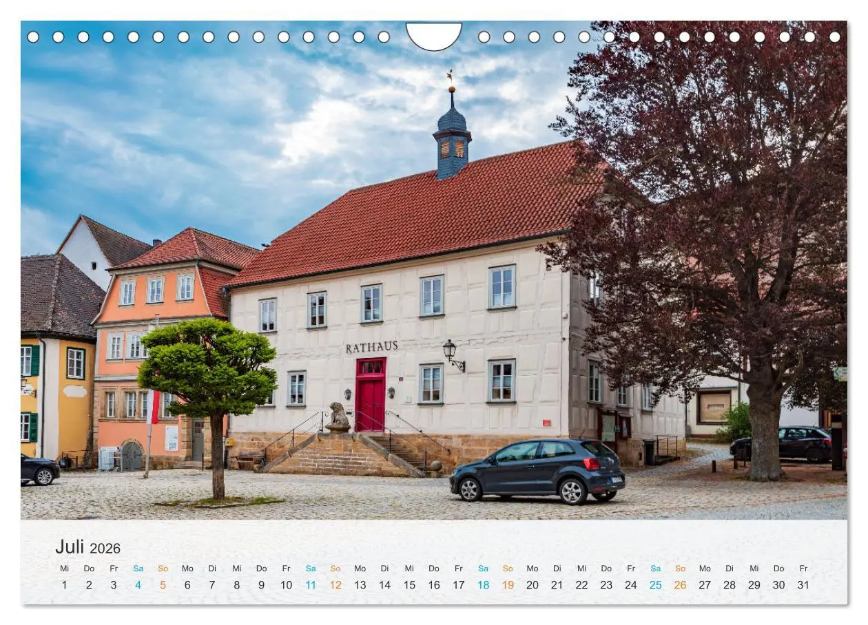 Bild: 9783457589014 | Seßlach - Kleinod des Coburger Landes (Wandkalender 2026 DIN A4...