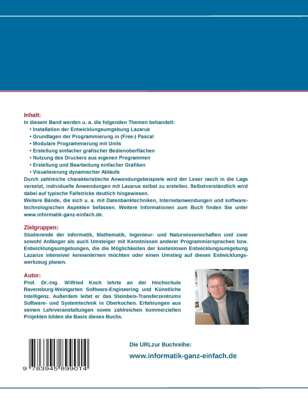 Rückseite: 9783945899014 | Professionelles Programmieren von Anfang an | Wilfried Koch | Buch