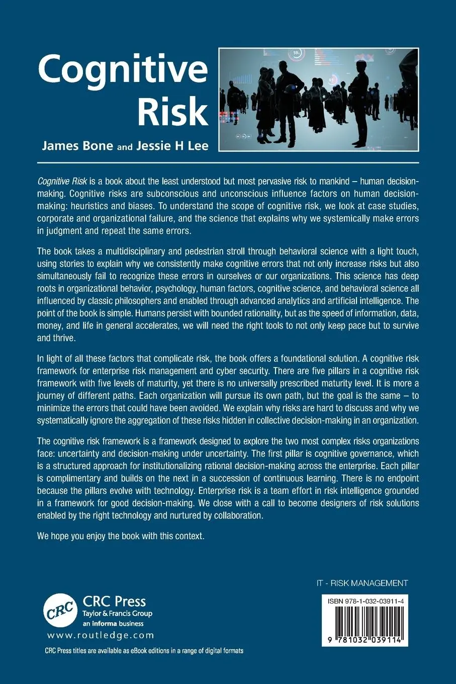 Rückseite: 9781032039114 | Cognitive Risk | James Bone (u. a.) | Taschenbuch | Englisch | 2023