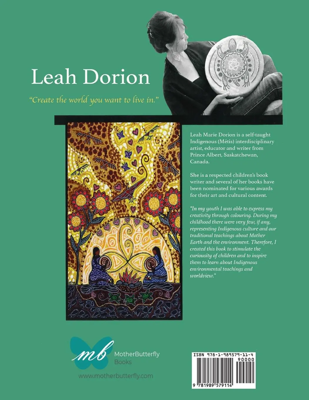 Rückseite: 9781989579114 | Mother Earth Colouring and Activity Book | Leah Marie Dorion | Buch