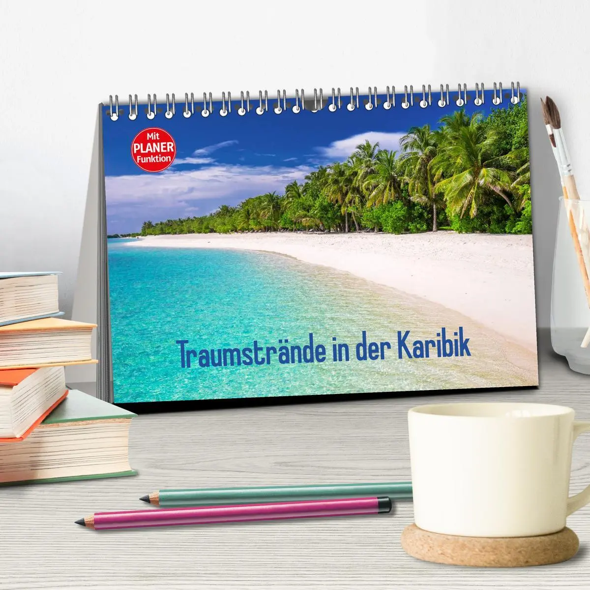 Bild: 9783457959114 | Traumstrände in der Karibik (Tischkalender 2026 DIN A5 quer),...