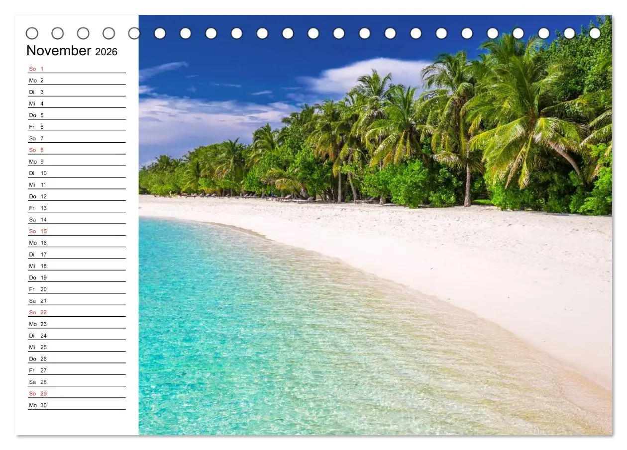 Bild: 9783457959114 | Traumstrände in der Karibik (Tischkalender 2026 DIN A5 quer),...