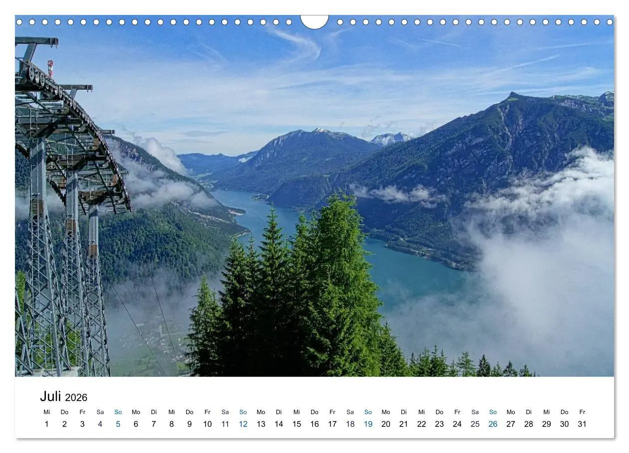 Bild: 9783516049114 | Pertisau am Achensee (Wandkalender 2026 DIN A3 quer), CALVENDO...