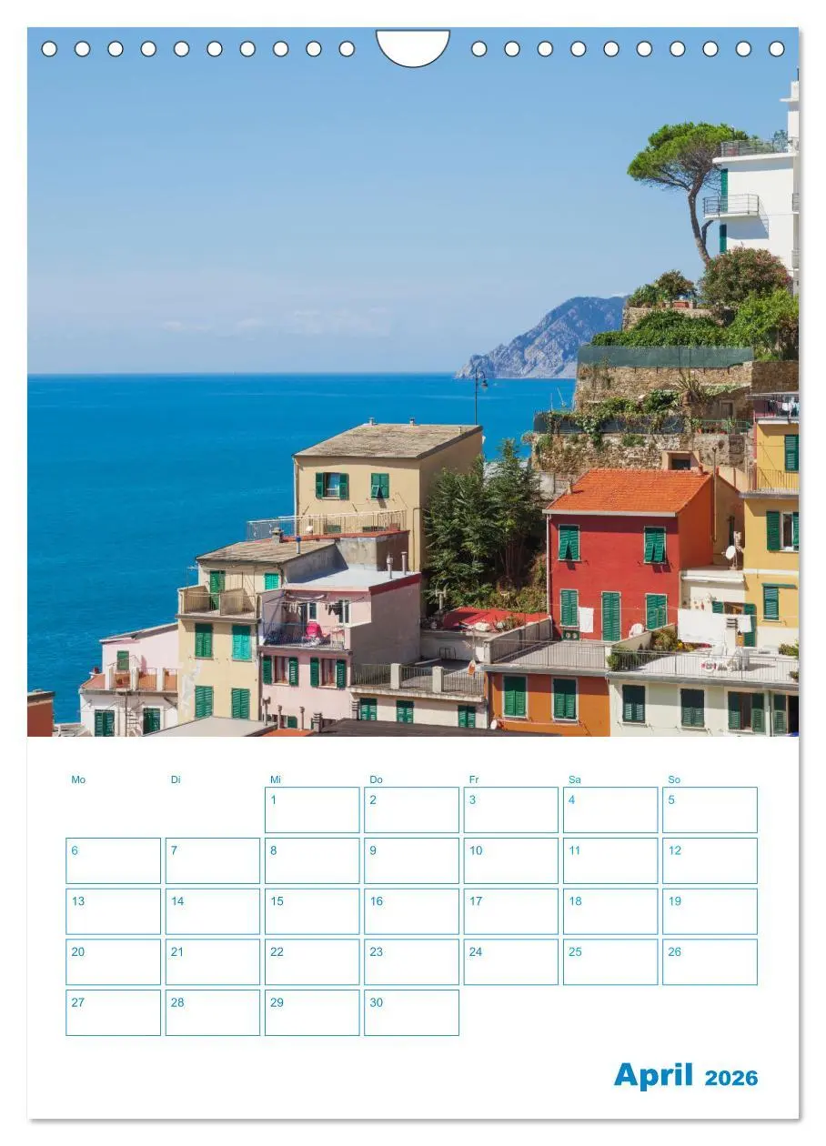 Bild: 9783516359114 | Blauer Ligurien Sommer (Wandkalender 2026 DIN A4 hoch), CALVENDO...