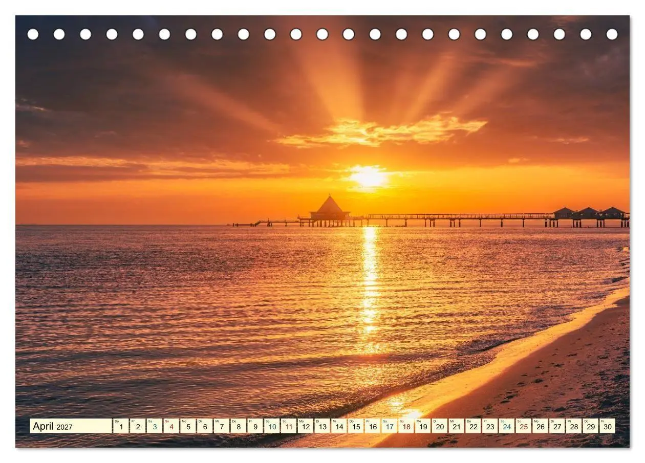 Bild: 9783594269114 | Usedom - Deutscher Inseltraum (Tischkalender 2027 DIN A5 quer),...