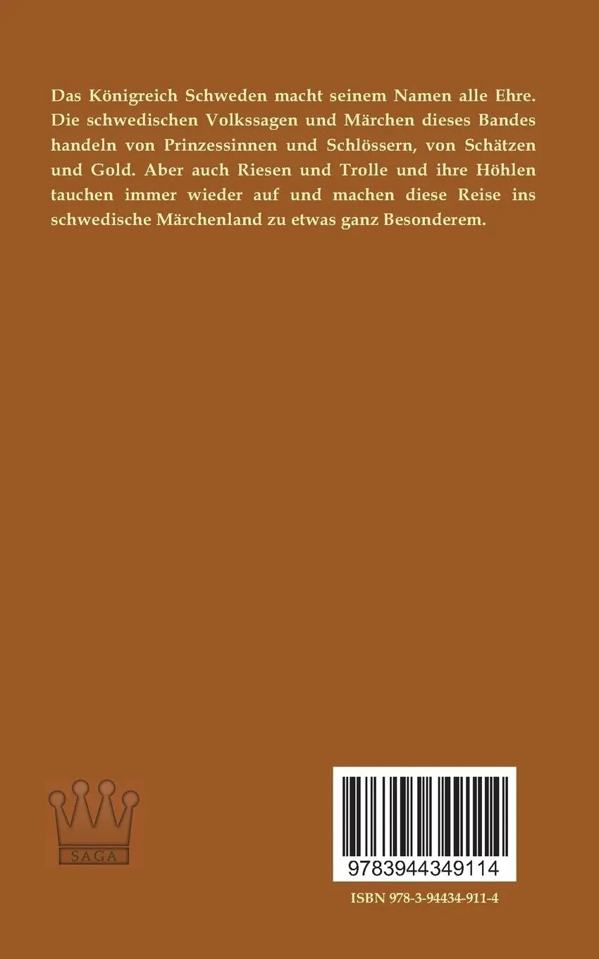 Rückseite: 9783944349114 | Schwedische Märchen | Franziska Hauschild | Taschenbuch | 316 S.