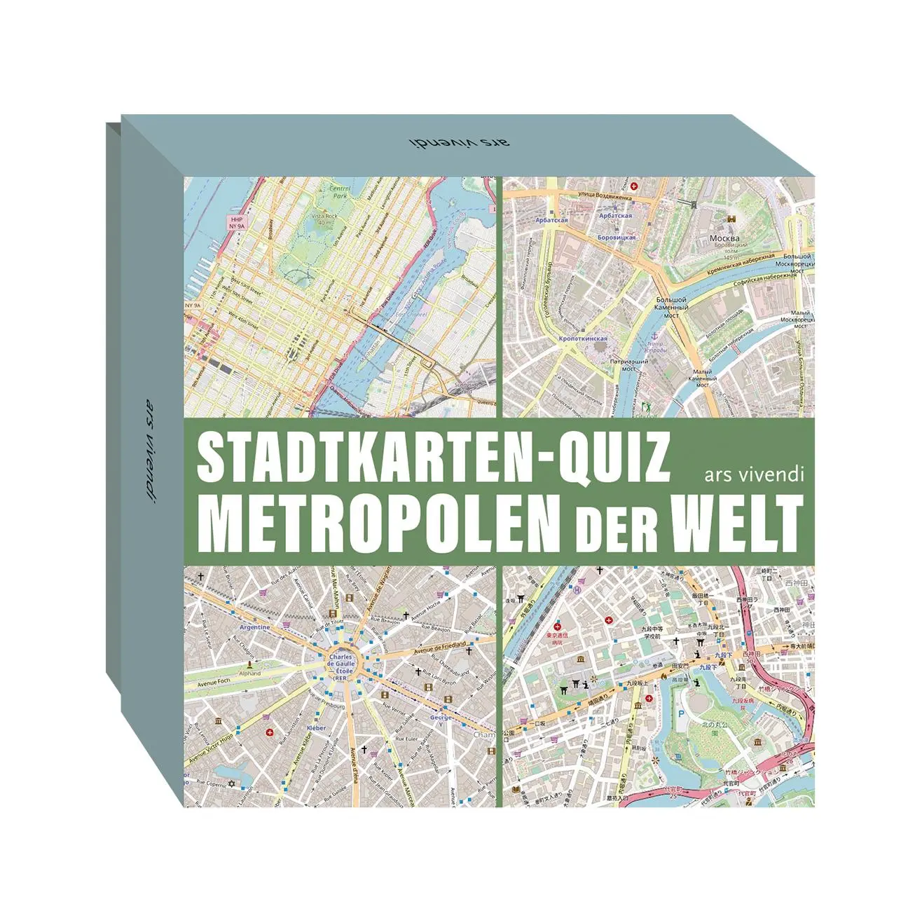 Cover: 4250364119214 | Stadtkarten-Quiz Metropolen der Welt | Johannes Wilkes | Spiel | 33 S.