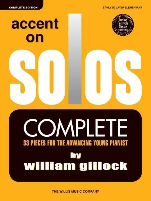 Cover: 9781495079214 | Accent on Solos - Complete | Early to Later Elementary Level | Gillock