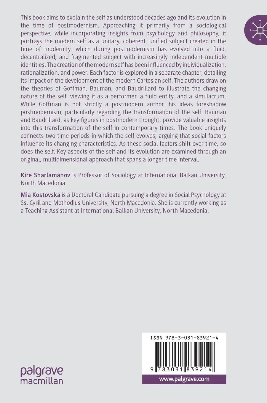 Rückseite: 9783031839214 | The Modern Construction and Postmodern Deconstruction of Self | Buch