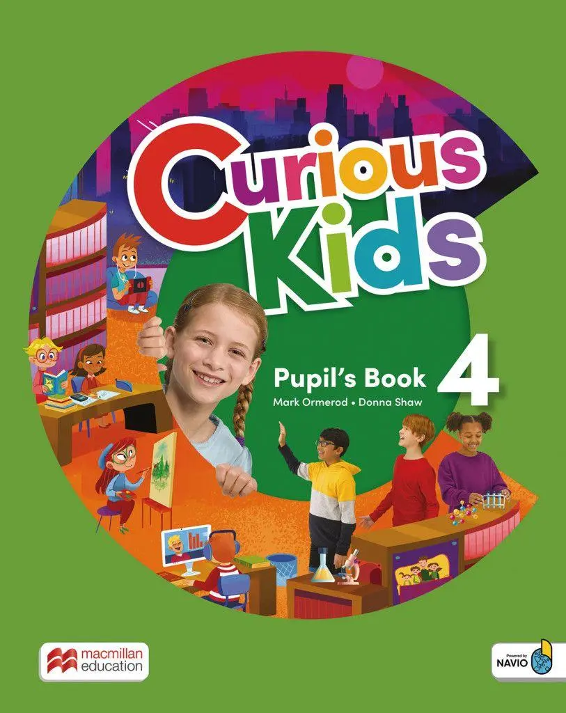 Cover: 9783190929214 | Curious Kids 4 | Pupil's Book with Digital Pupil's Book and App | 2024