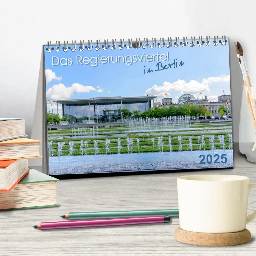 Bild: 9783435309214 | Das Regierungsviertel in Berlin (Tischkalender 2025 DIN A5 quer),...