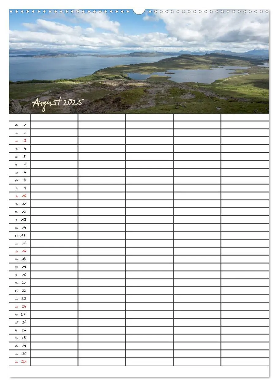 Bild: 9783457019214 | Isle of Skye - Schottlands Inseln - Familienplaner (Wandkalender...