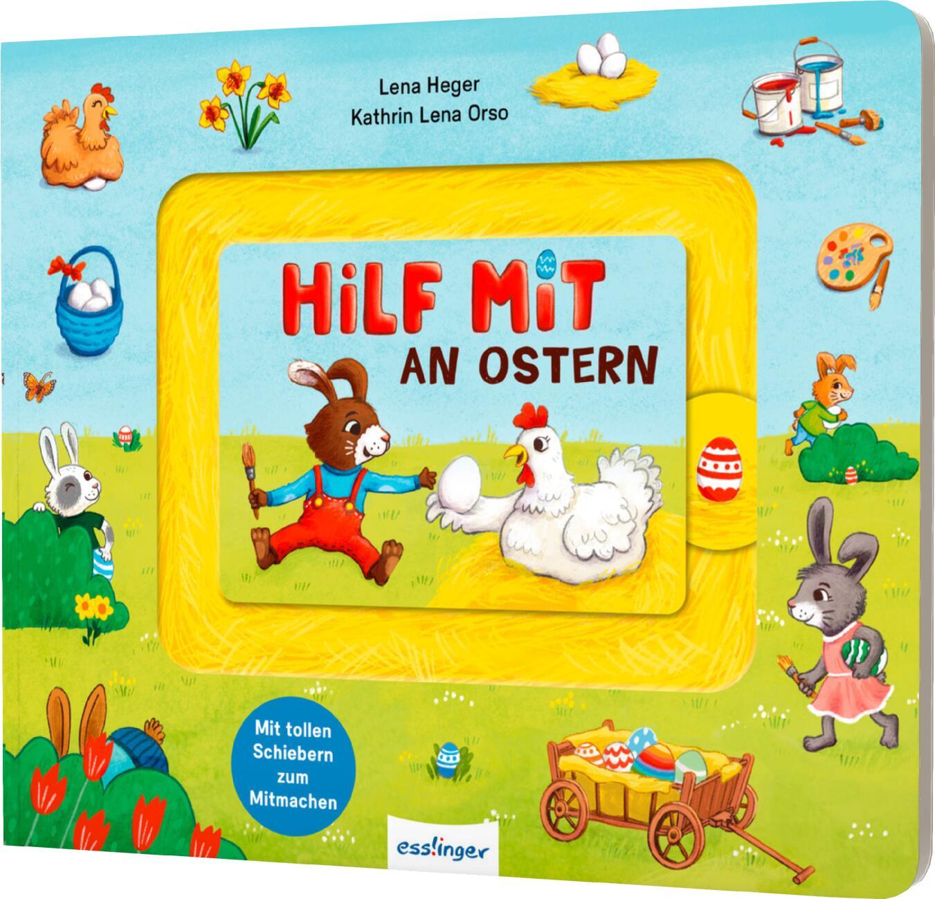 Cover: 9783480239214 | Meine Schiebebahn-Pappe: Hilf mit an Ostern | Kathrin Lena Orso | Buch