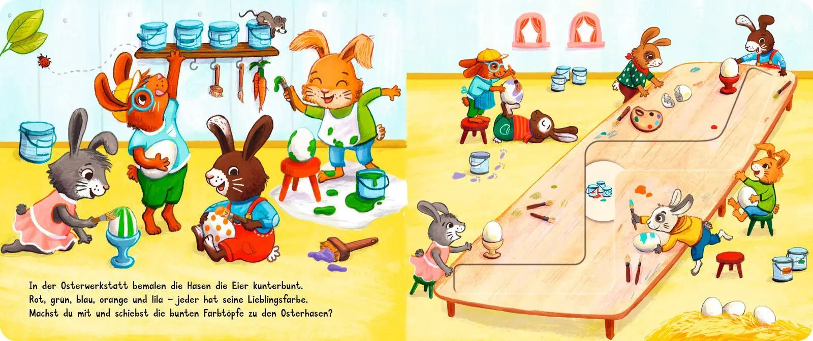 Bild: 9783480239214 | Meine Schiebebahn-Pappe: Hilf mit an Ostern | Kathrin Lena Orso | Buch