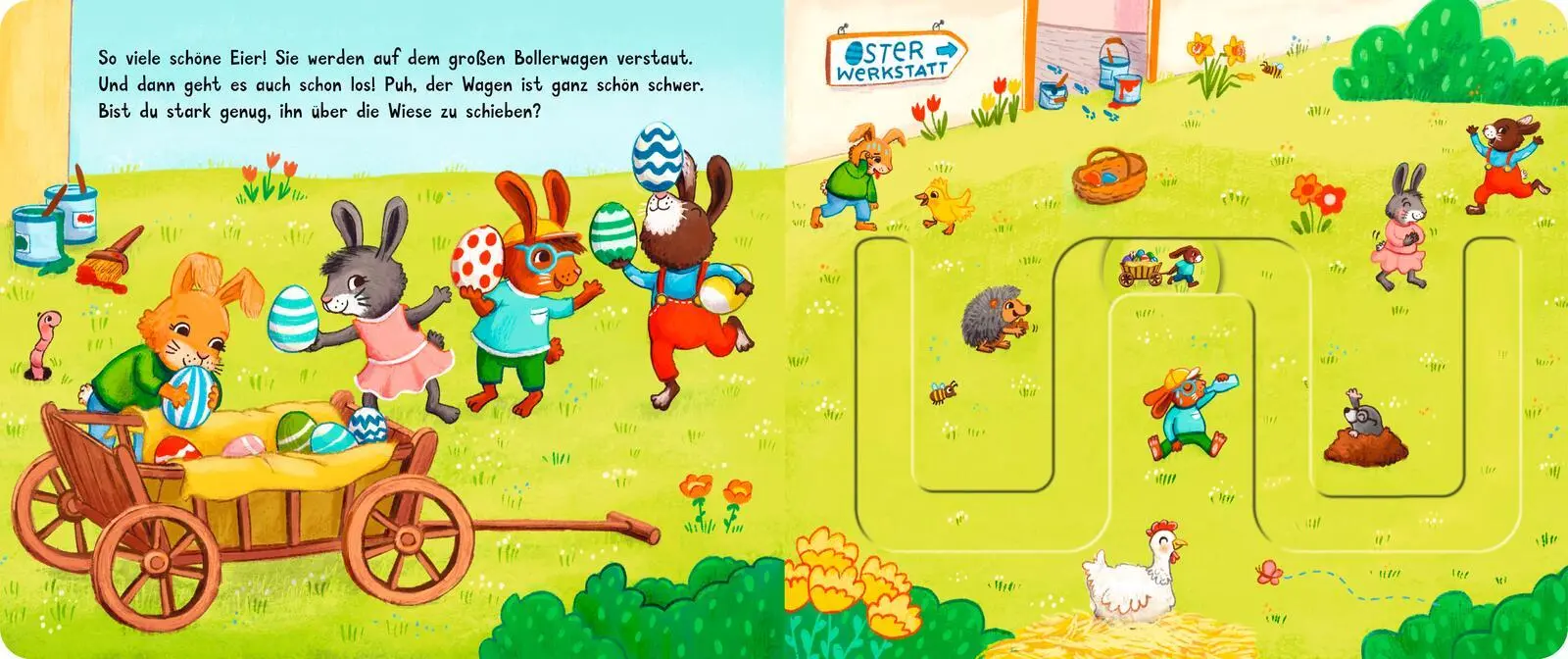 Bild: 9783480239214 | Meine Schiebebahn-Pappe: Hilf mit an Ostern | Kathrin Lena Orso | Buch