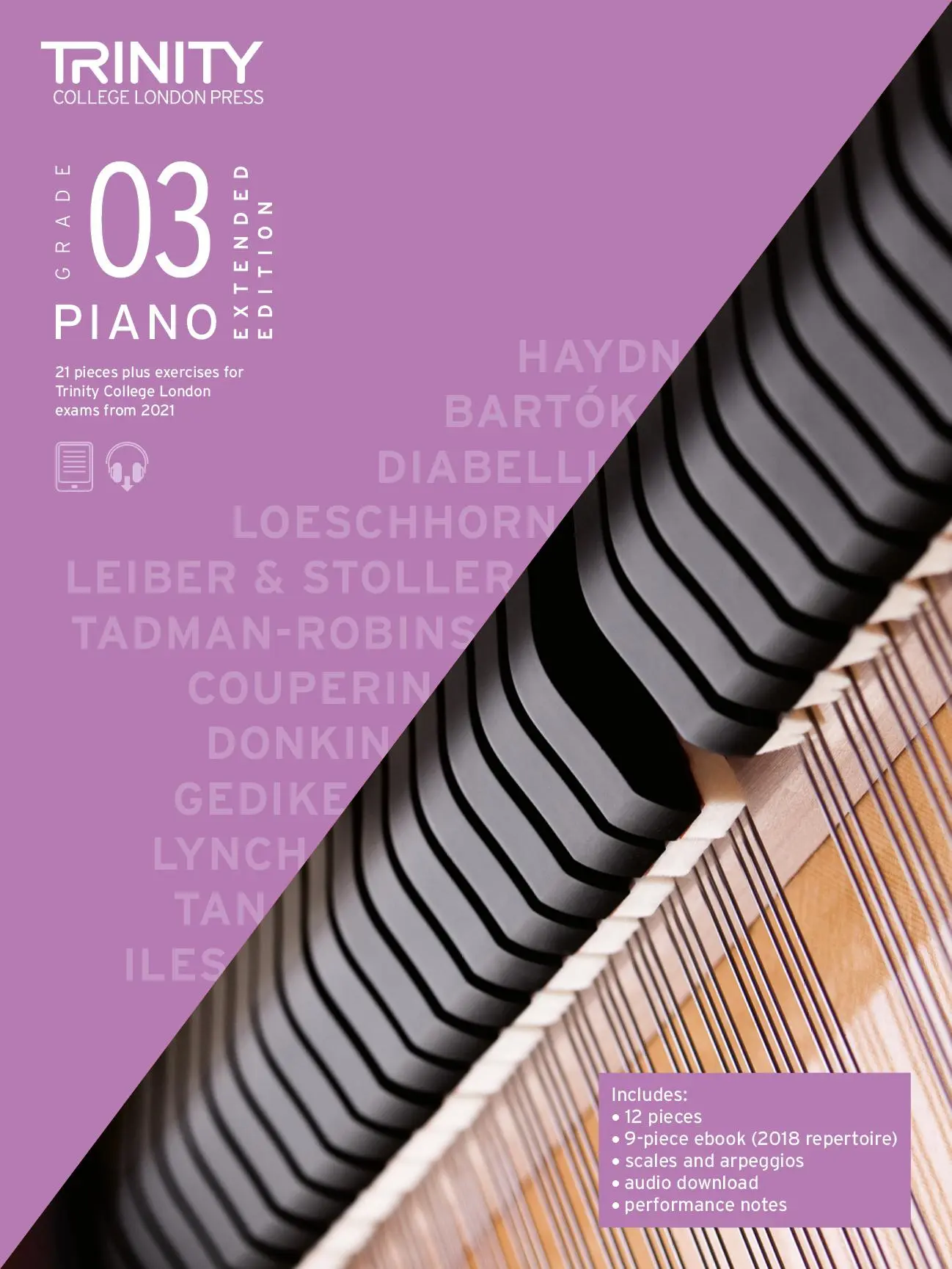 Cover: 9780857369314 | Trinity College London Piano Exam Pieces Plus Exercises From 2021:...