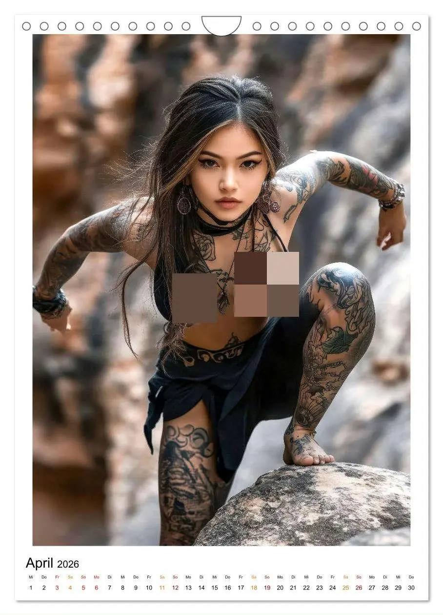 Bild: 9783457249314 | Tattoo Dreams - Sinnliche Kunstwerke (Wandkalender 2026 DIN A4...