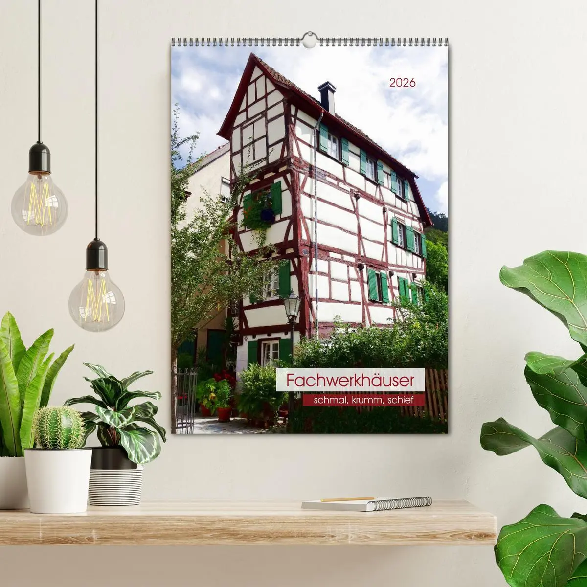 Bild: 9783516409314 | Fachwerkhäuser - schmal, krumm, schief (Wandkalender 2026 DIN A2...
