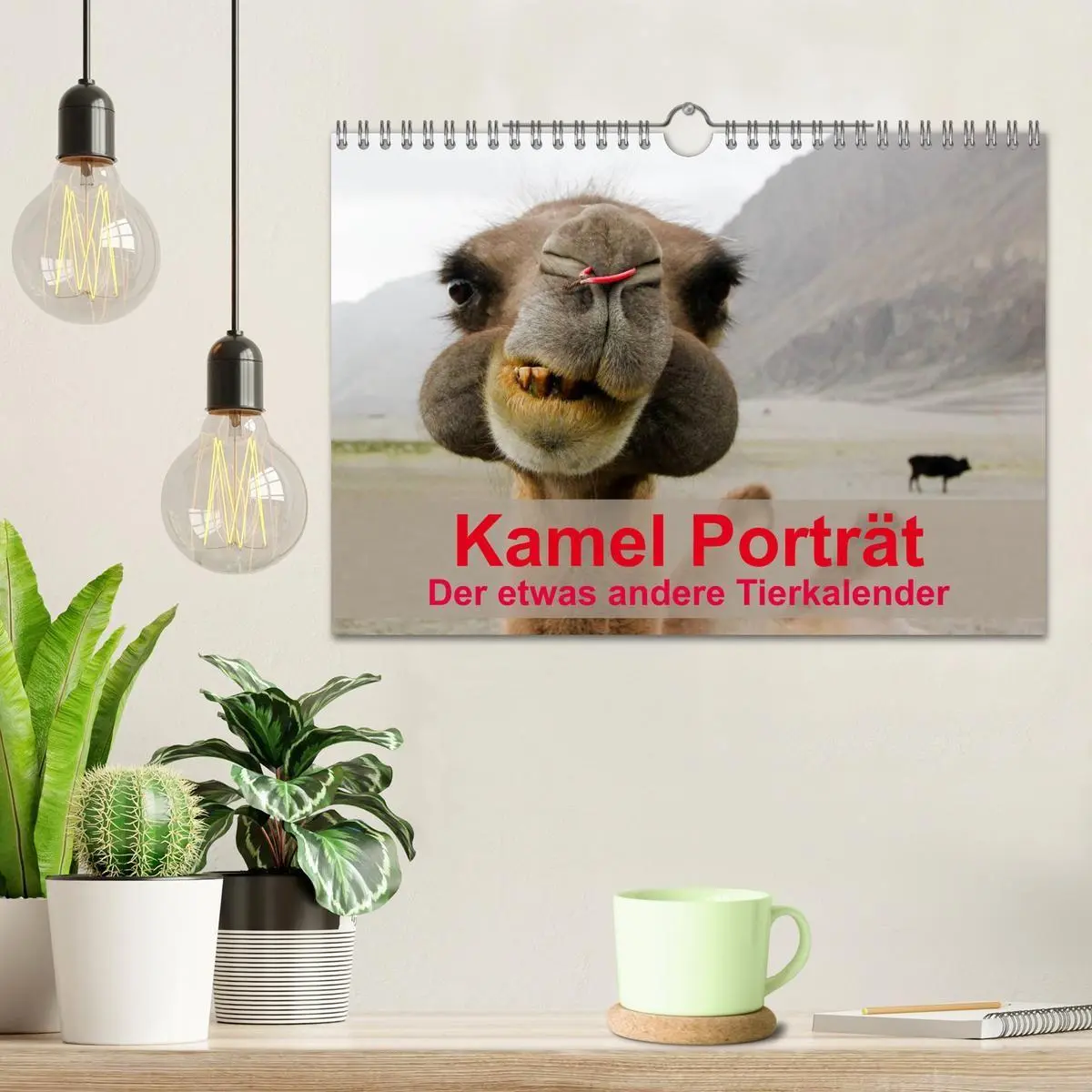 Bild: 9783594009314 | Kamel Porträt (Wandkalender 2027 DIN A4 quer), CALVENDO Monatskalender