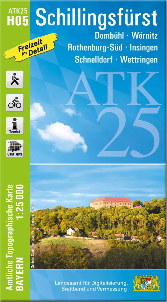 Cover: 9783899339314 | ATK25-H05 Schillingsfürst (Amtliche Topographische Karte 1:25000)