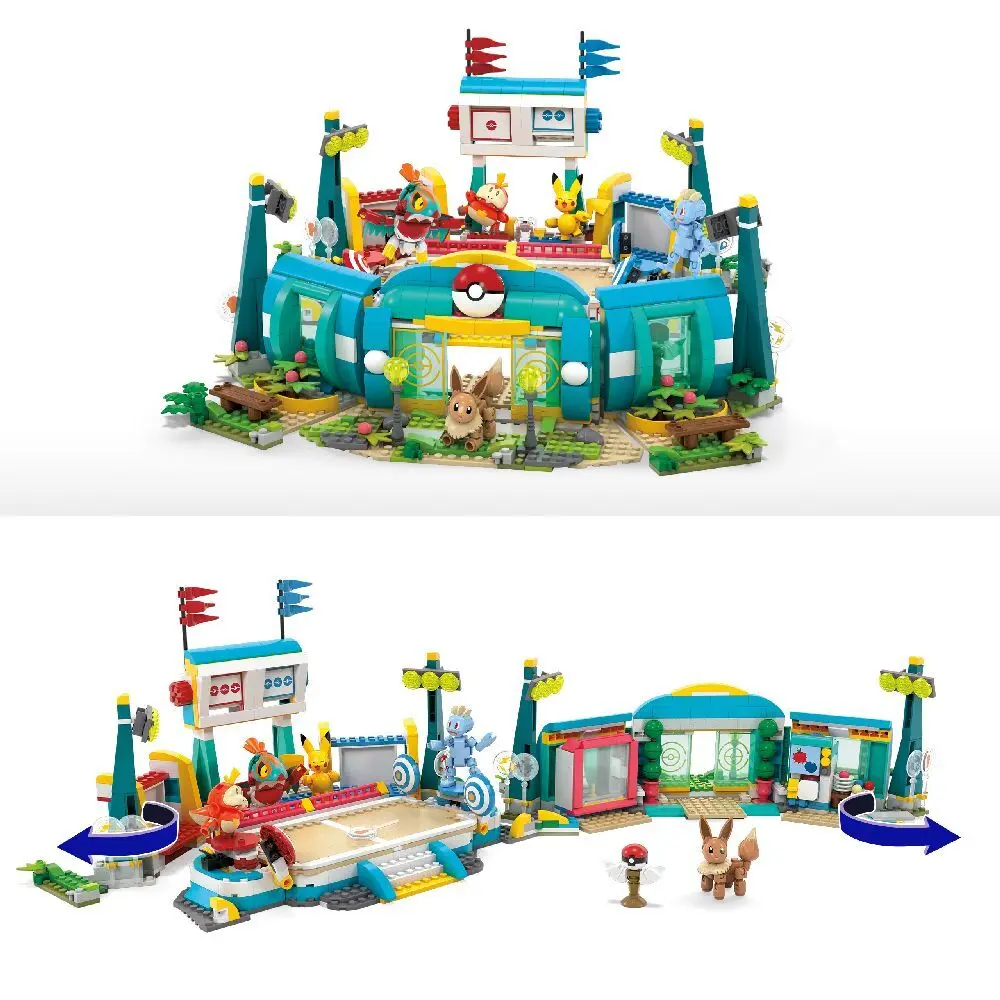 Bild: 194735219414 | MEGA Pokémon Trainingsstadion | Karton | HWR82 | 2024 | Mattel