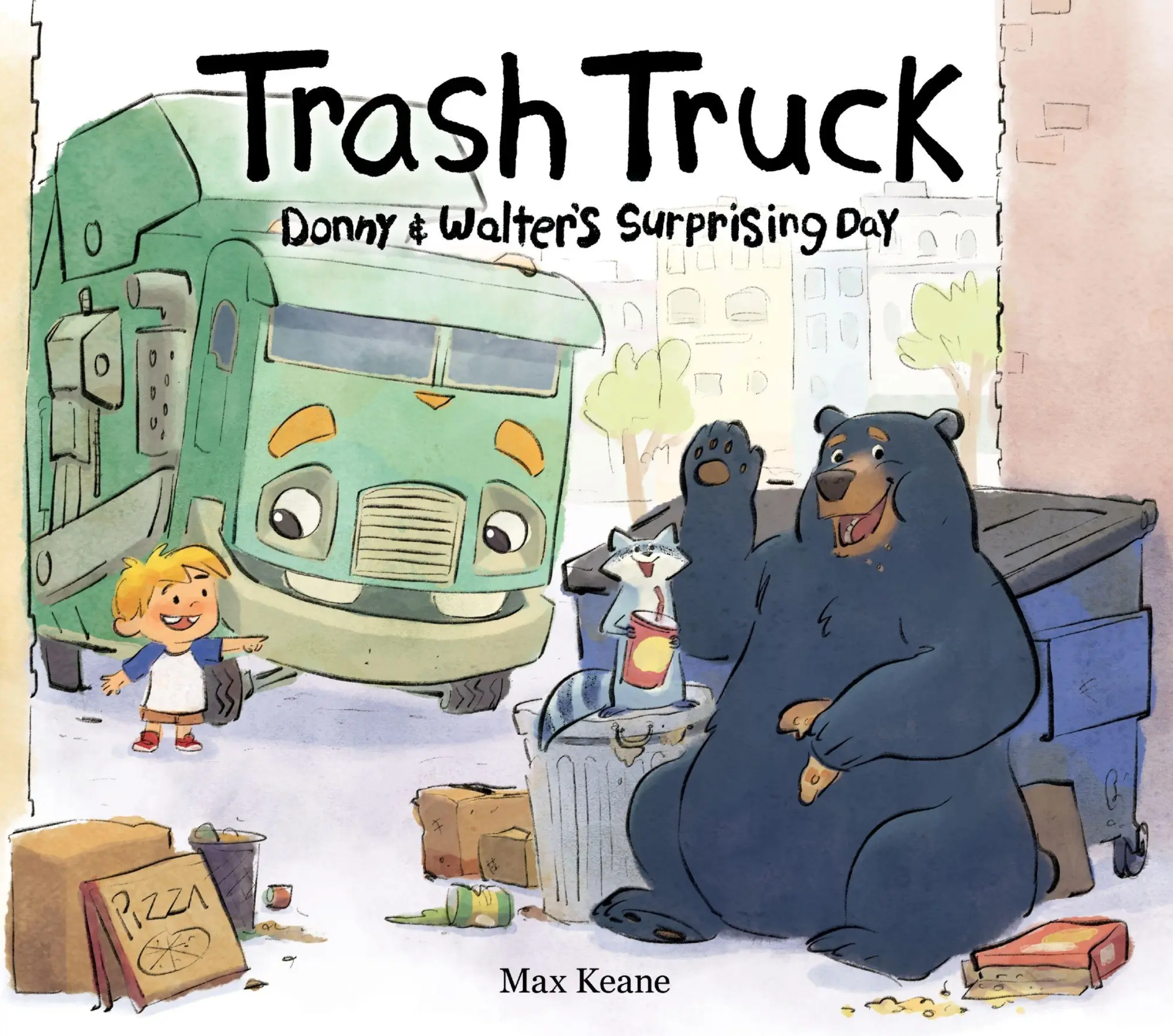 Cover: 9780063349414 | Trash Truck: Donny &amp; Walter's Surprising Day | Max Keane | Buch | 2024
