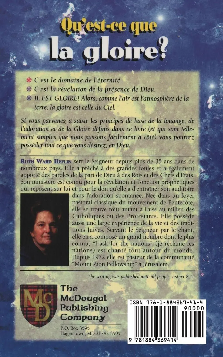 Rückseite: 9781884369414 | La Gloire | Experience de l'atmospher du Ciel | Ruth Ward Heflin
