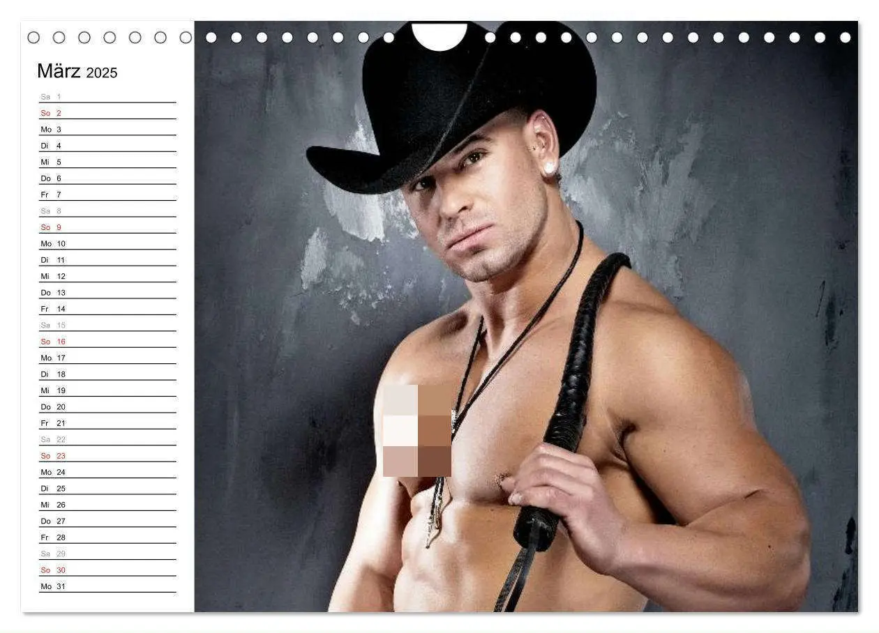 Bild: 9783435699414 | Männer - Maskuline Ästhetik (Wandkalender 2025 DIN A4 quer),...