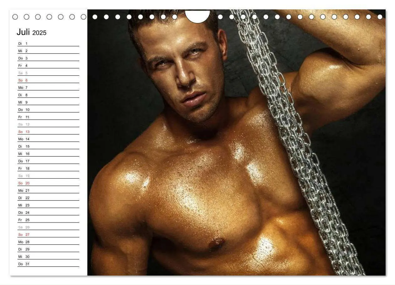 Bild: 9783435699414 | Männer - Maskuline Ästhetik (Wandkalender 2025 DIN A4 quer),...