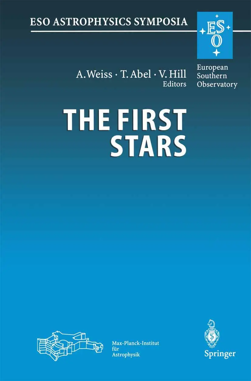 Cover: 9783662309414 | The First Stars | Achim Weiss (u. a.) | Taschenbuch | xii | Englisch