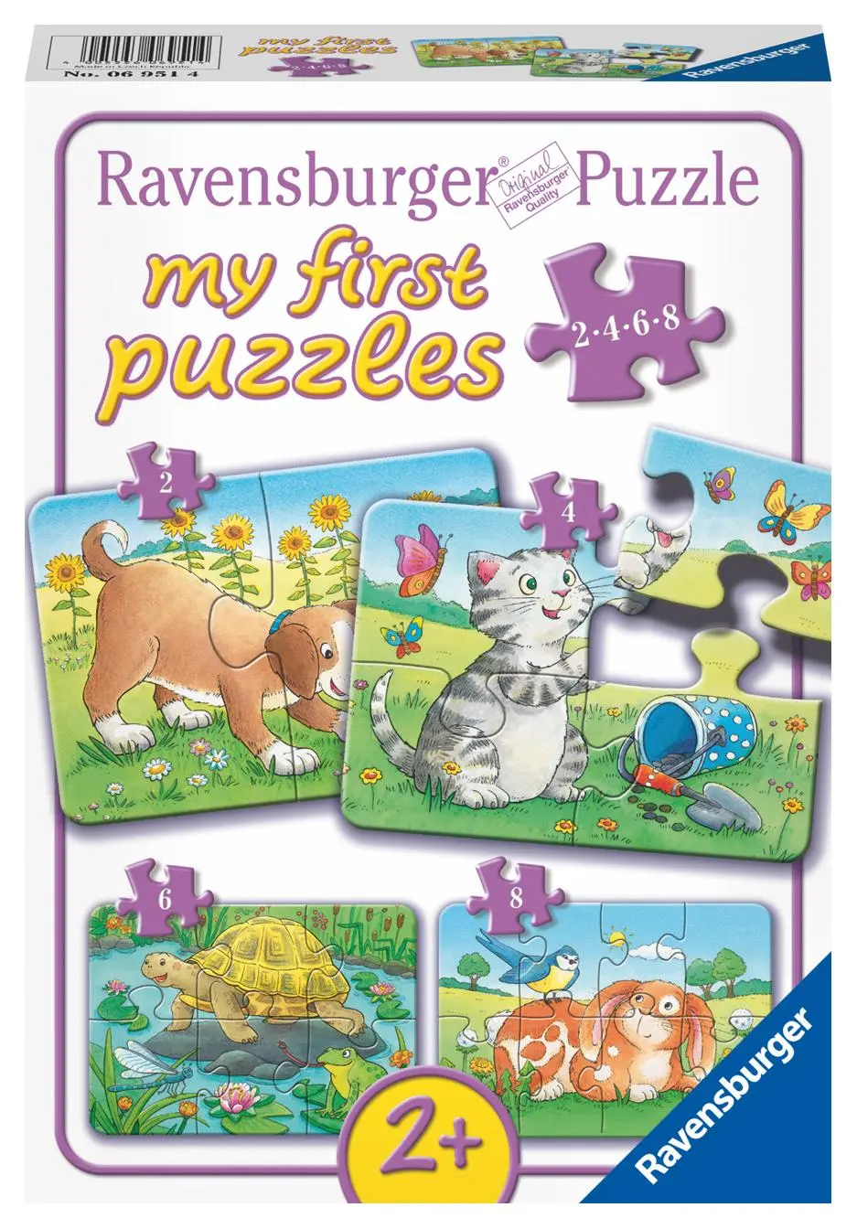 Cover: 4005556069514 | Niedliche Haustiere. My first Puzzle. 4 Motive | Spiel | 06951 | 2017