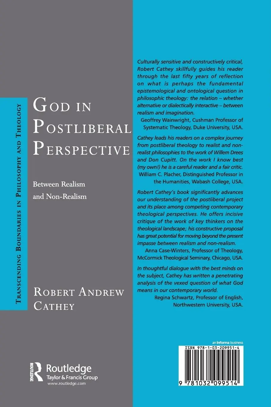 Rückseite: 9781032099514 | God in Postliberal Perspective | Between Realism and Non-Realism