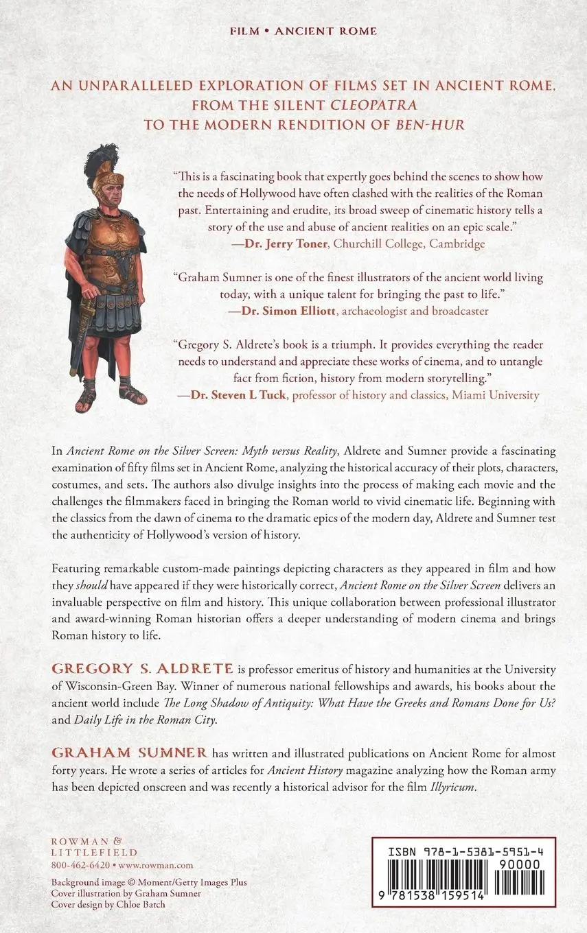 Rückseite: 9781538159514 | Ancient Rome on the Silver Screen | Myth versus Reality | Buch | 2023