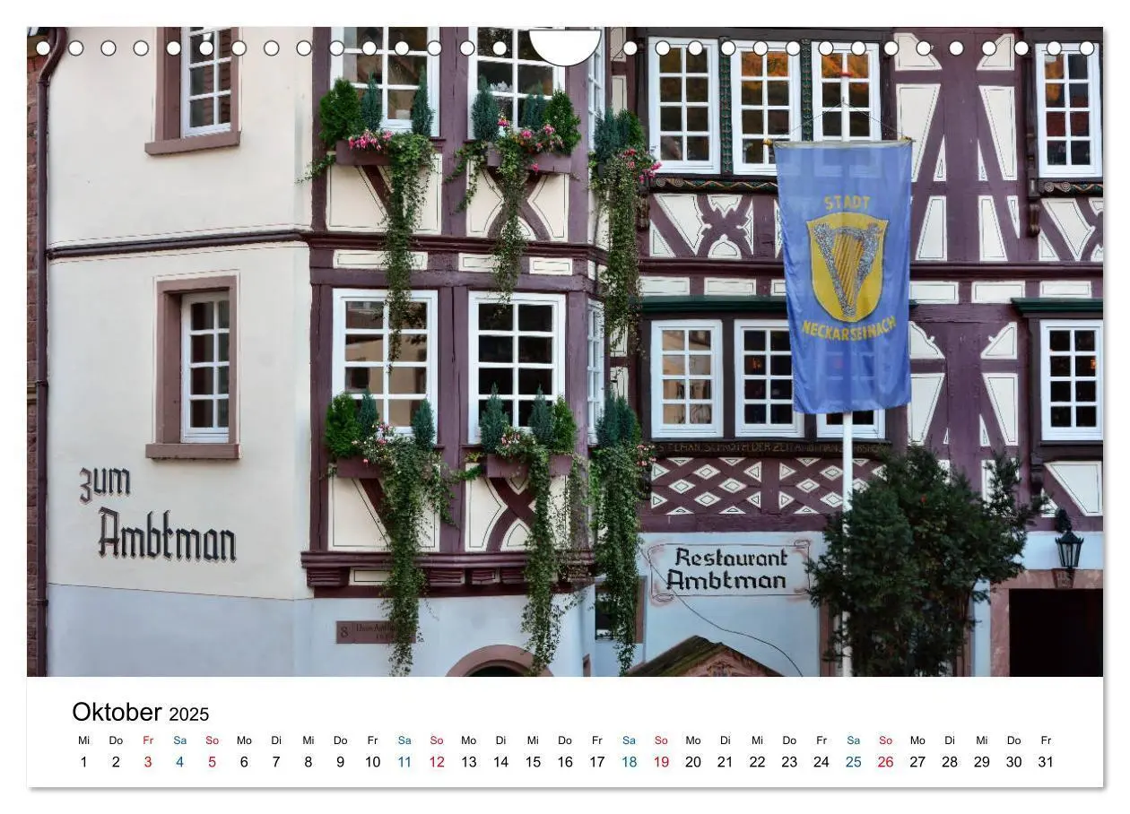 Bild: 9783435379514 | Odenwald - Impressionen (Wandkalender 2025 DIN A4 quer), CALVENDO...