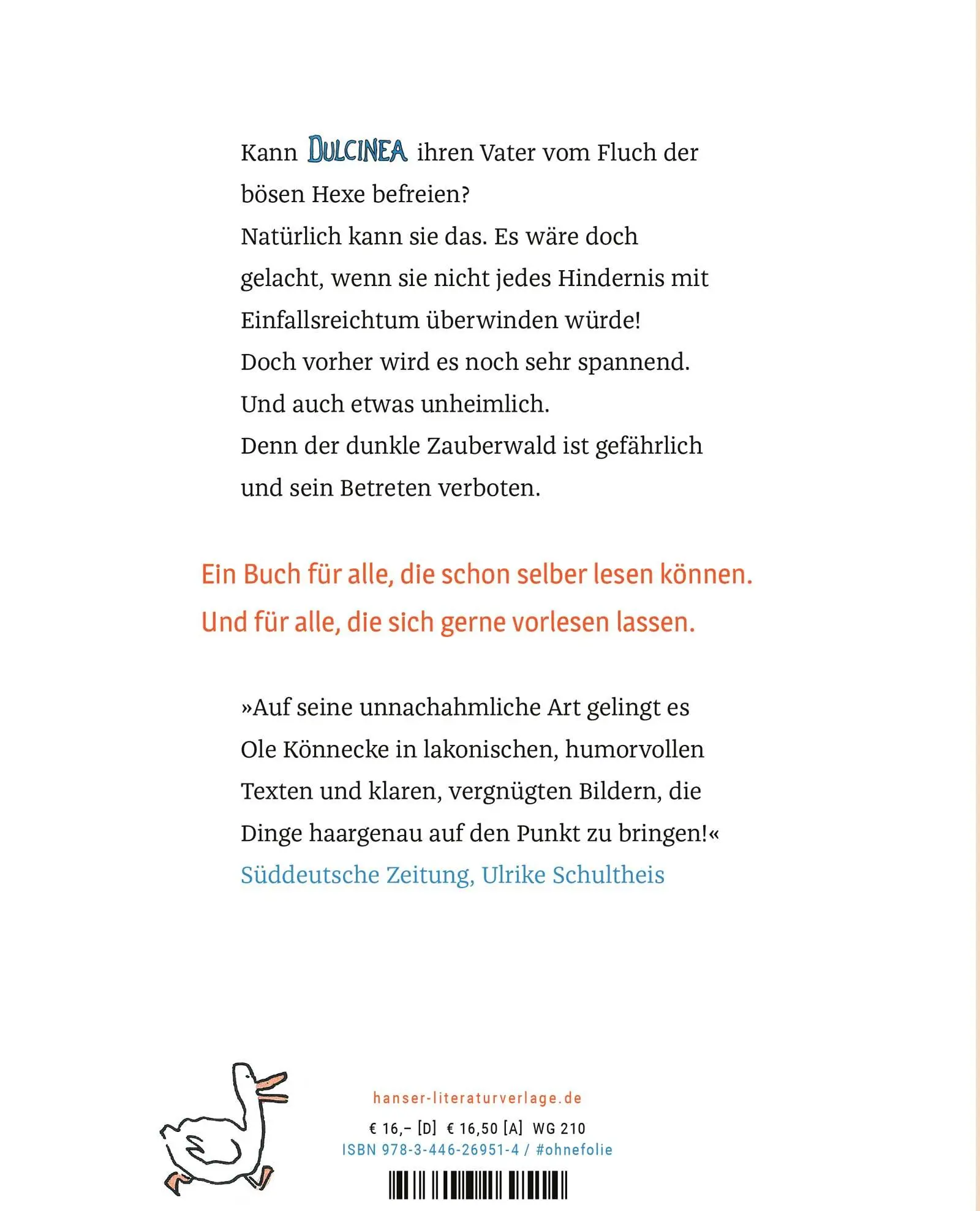 Bild: 9783446269514 | Dulcinea im Zauberwald | Ole Könnecke | Buch | 64 S. | Deutsch | 2021