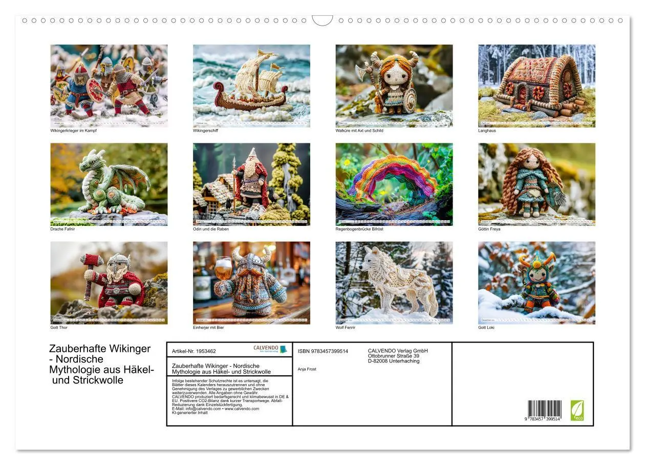 Bild: 9783457399514 | Zauberhafte Wikinger - Nordische Mythologie aus Häkel- und...