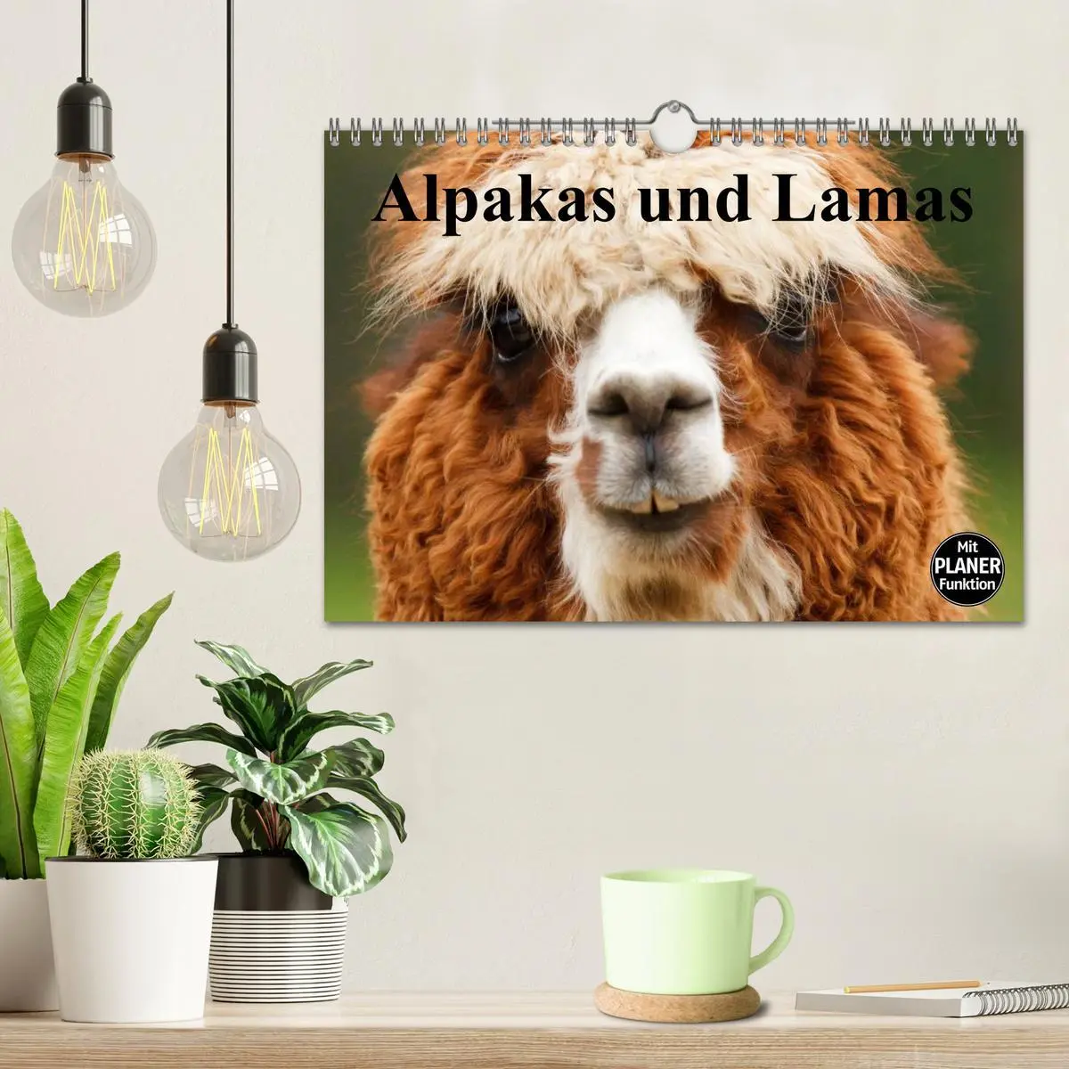 Bild: 9783516009514 | Alpakas und Lamas (Wandkalender 2026 DIN A4 quer), CALVENDO...