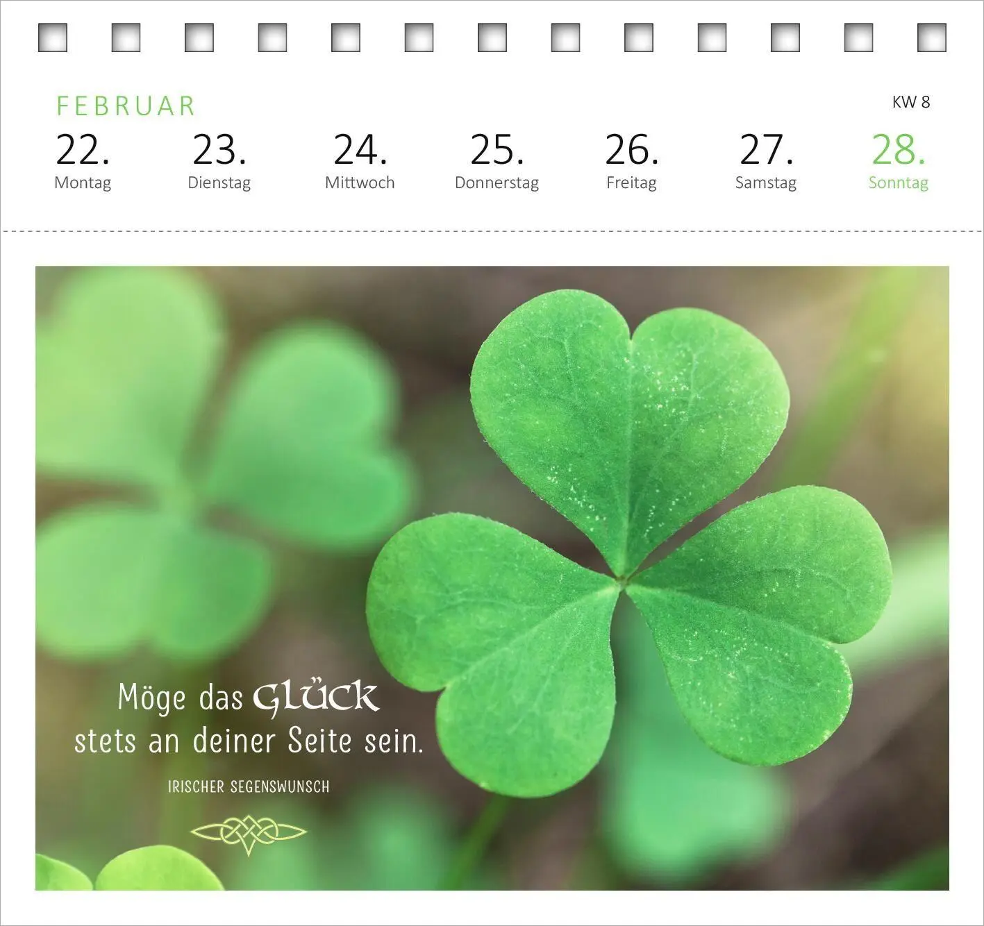 Bild: 4014489139614 | Postkartenkalender Irische Segenswünsche 2027 | Kalender | 108 S.
