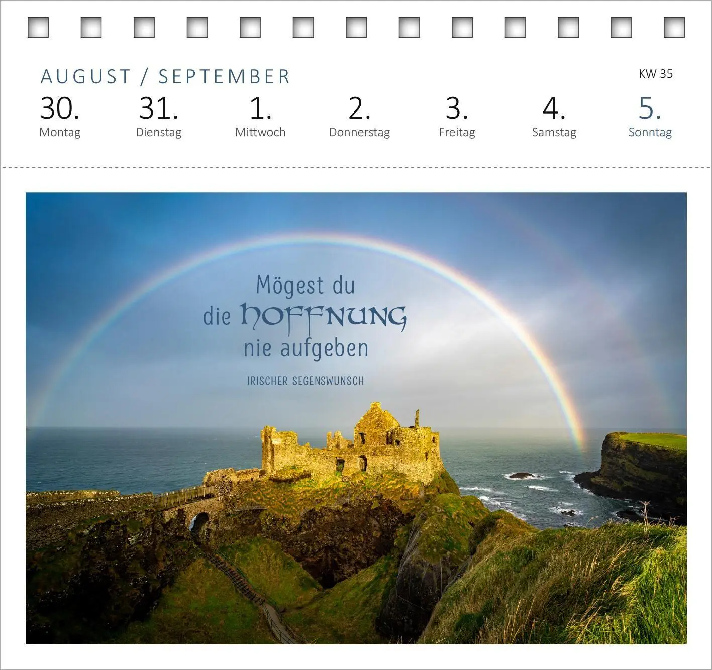 Bild: 4014489139614 | Postkartenkalender Irische Segenswünsche 2027 | Kalender | 108 S.