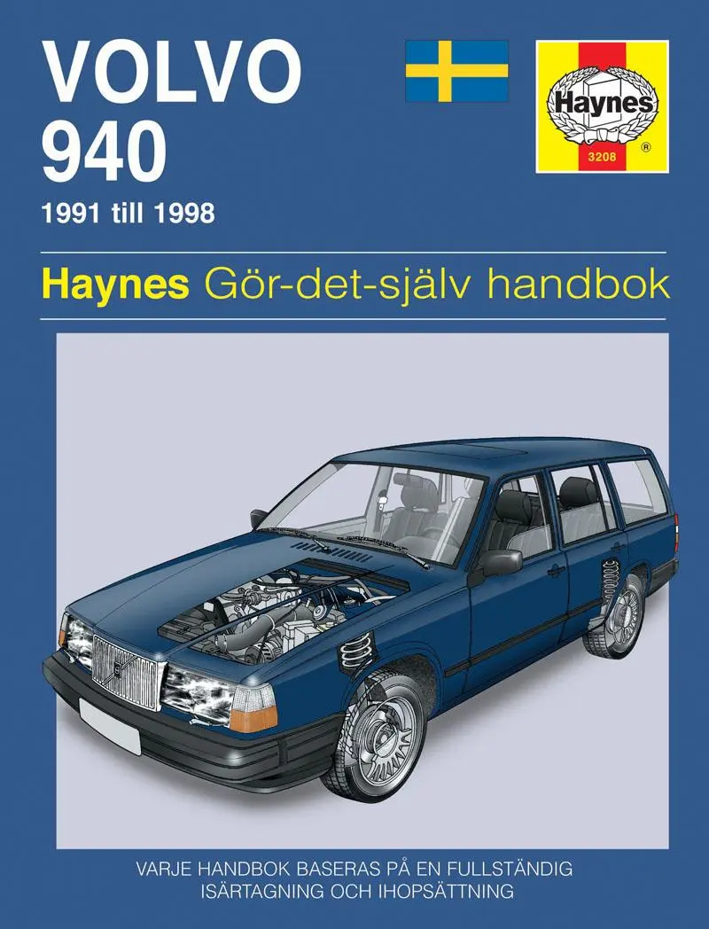 Cover: 9780857339614 | Volvo 940 (1991 – 1998) Haynes Repair Manual (svenske utgava) | Buch